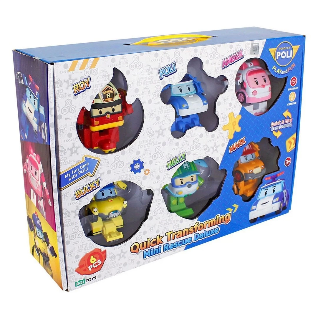 Robocar Poli Quick Transforming Mini Rescue Deluxe POLI/ZR-915