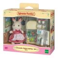 Sylvanian Families Çikolata Kulaklı Tavşan Anne ve Buzdolabı Seti 5014