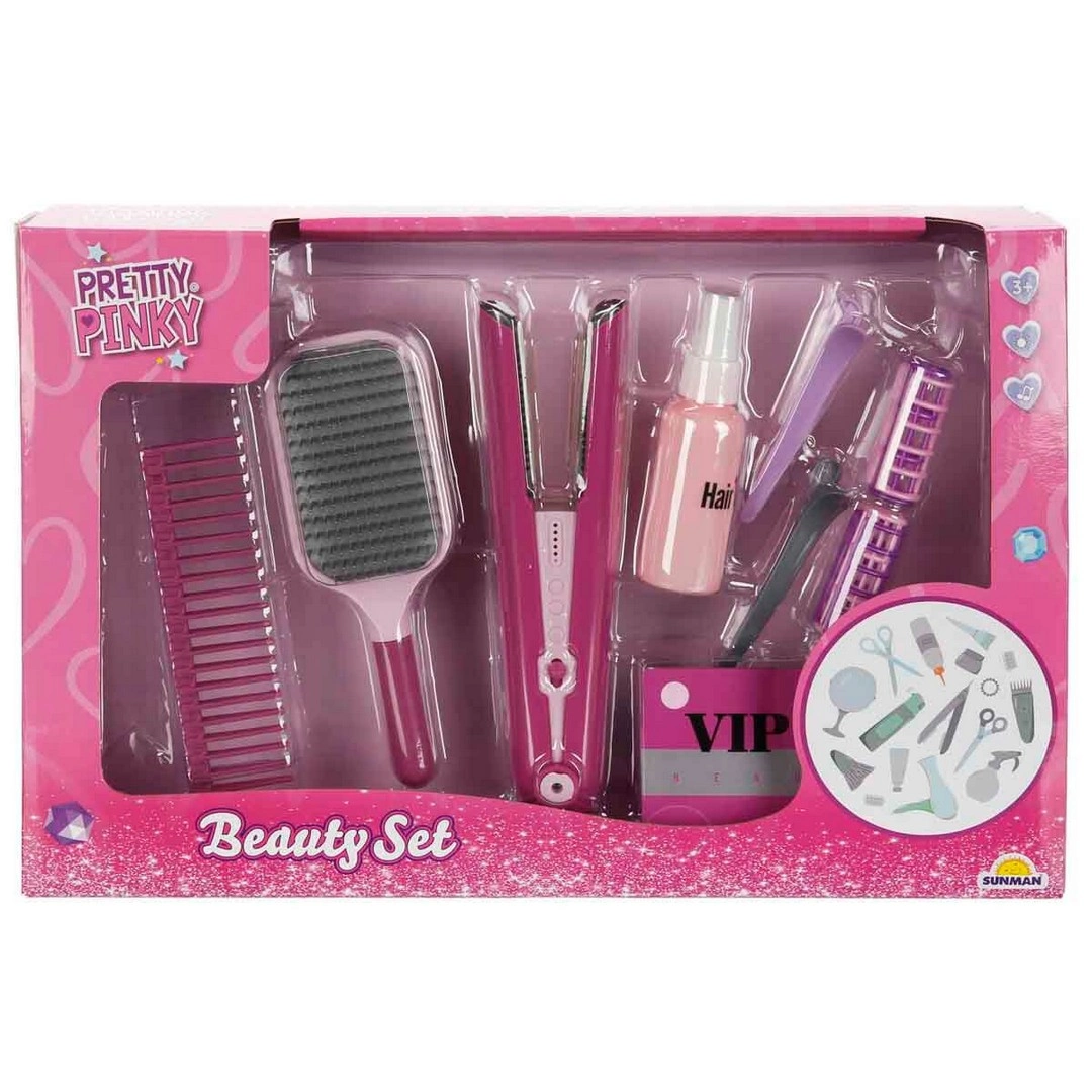 Pretty Pinky Sesli ve Işıklı Saç Tasarımı Güzellik Seti - S00004377