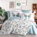 Hobby Çift Kişilik Poplin Nevresim Belis Turkuaz