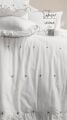 Şaheser Home Collection Jakarlı Nevresim Takımı Çift Kişilik Leona Gri