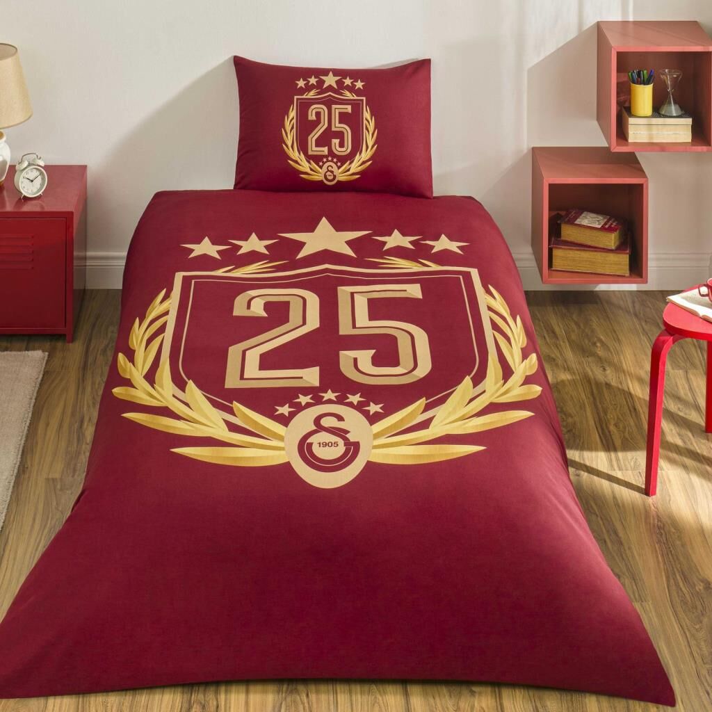 Galatasaray 25. Şampiyonluk Tek Kişilik Lisanslı Nevresim Takımı