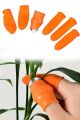 5 Parça Pratik Parmak Koruyucu 1 Parça Baş Parmak Bıçaklı Eldiven Sebze Meyve Soyucu Kesme Ayıklayıcı Silikon Set