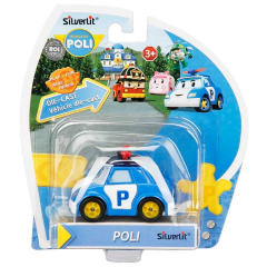 Robocar Poli Metal Araç Karakter Figür Poli - POLI/MRT-0600