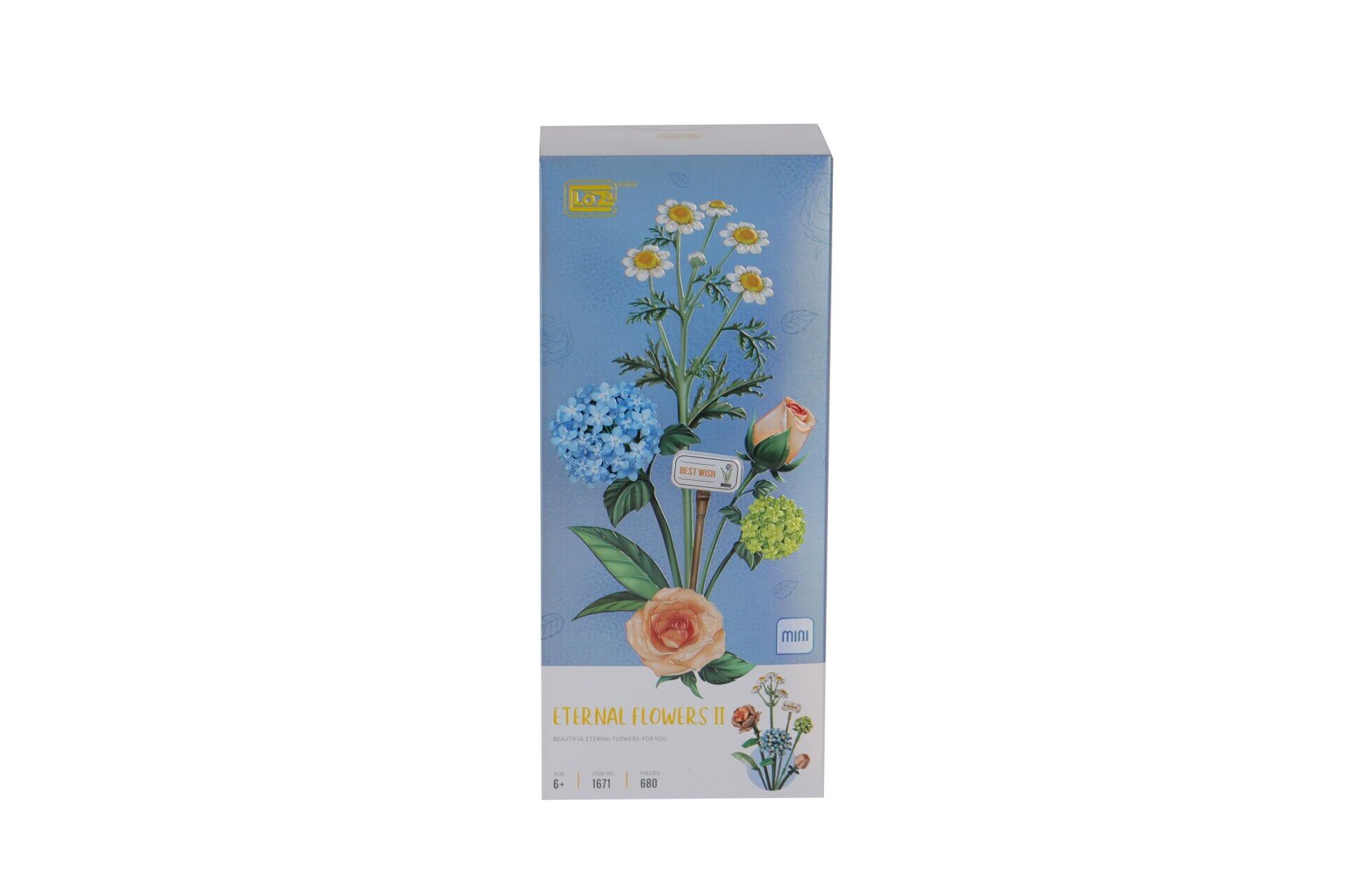 LZ1671 LOZ Eternal Flowers Serisi - ''Yıldızlı Gökyüzü Gibi Parlak'' 680 Parça Yapım Seti