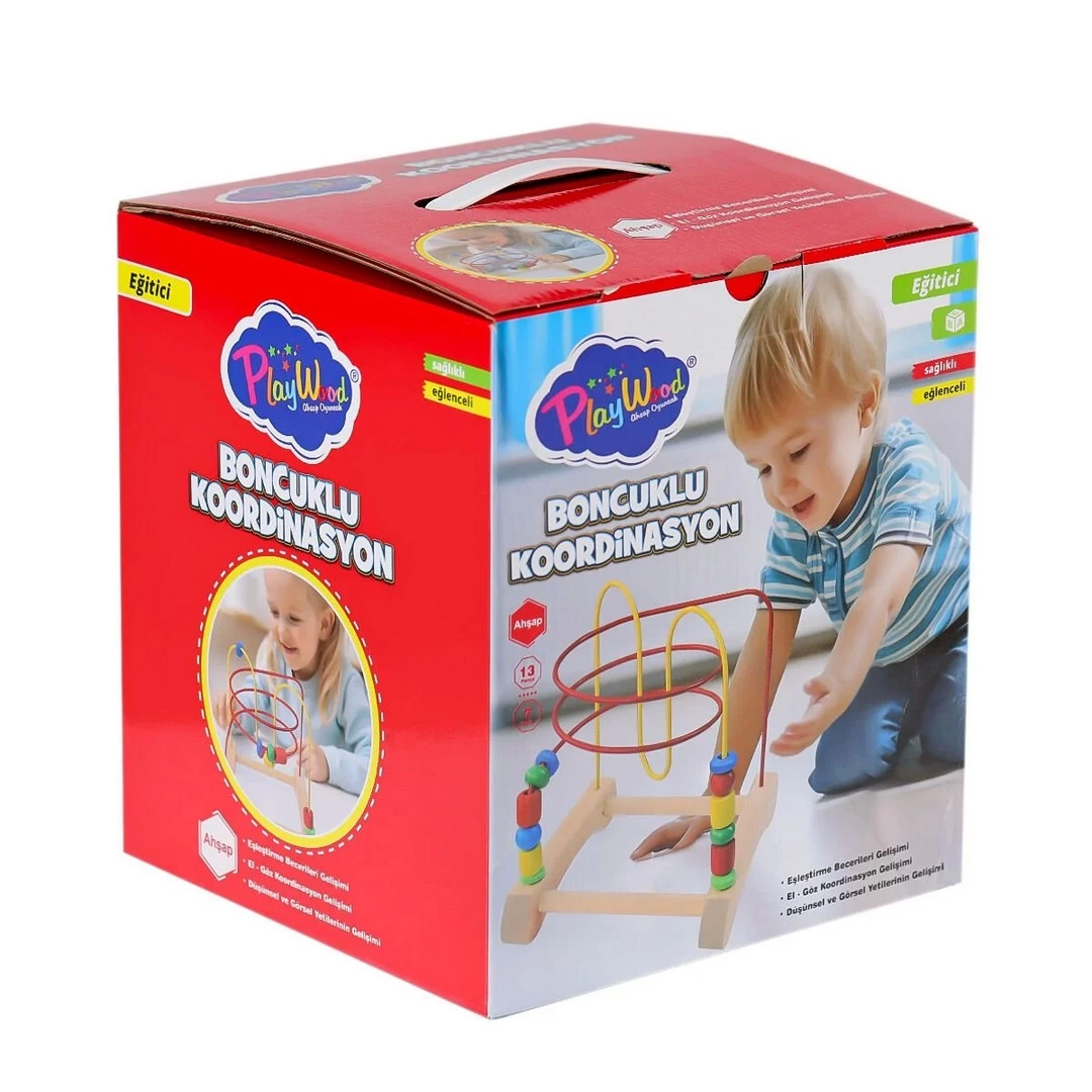 Ahşap Boncuklu Koordinasyon - ONY-410