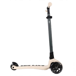 Let's Ride Two Işıklı Katlanabilir 3 Tekerlekli Scooter Bej