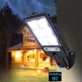 Yumurcak Shop® 3 Farklı Işık Modlu Güneş Enerjisiyle Şarj Olan Dış Mekan Uyumlu Kumandalı Solar Duvar LEDİ