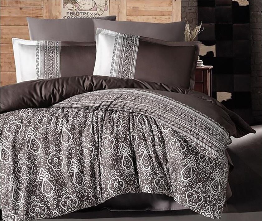 Clasy Tek Kişilik Saten Nevresim Takımı Nobel V1 Siyah