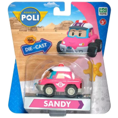 Robocar Poli Metal Araç Karakter Figür Sandy - POLI/MRT-0613