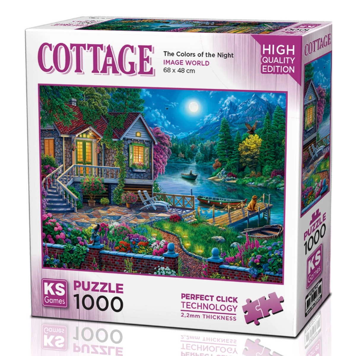 Games The Colors of the Night Puzzle 1000 Parça 20680
