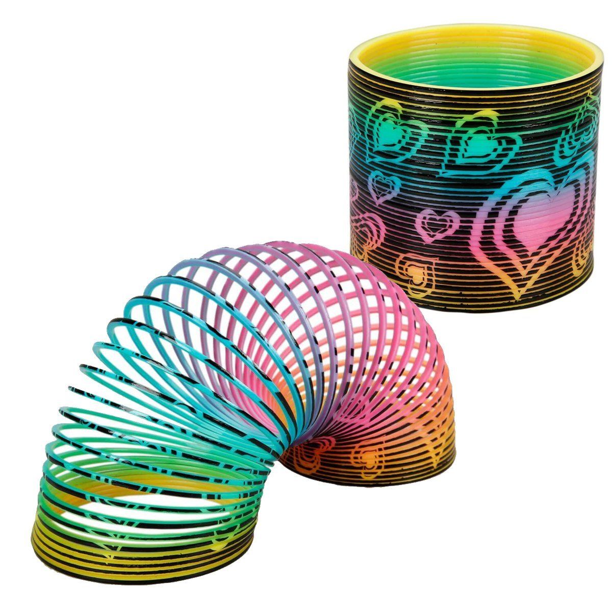 1001094 Sunman, Rainbow Neon Stres Yayı - Karışık Desenli - 1 Adet Stokta Olan Gönderilir